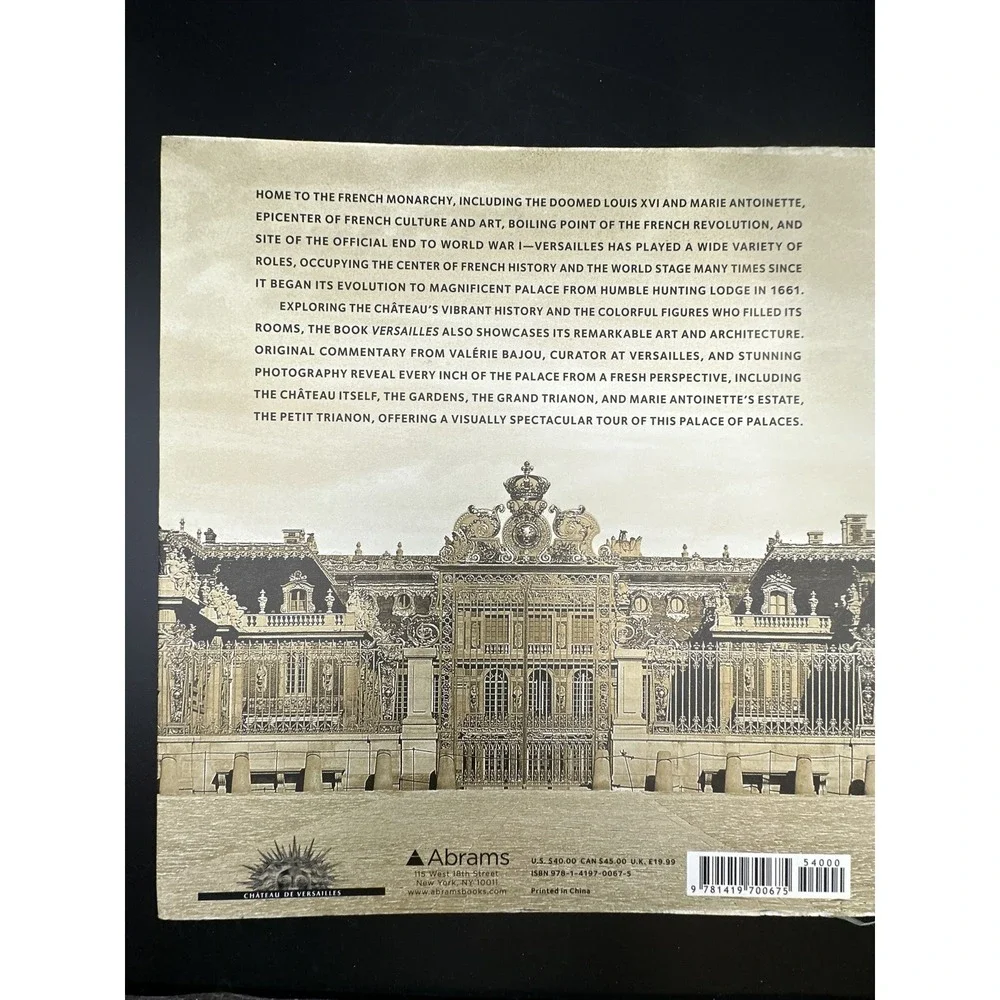 VERSAILLES By Valerie Bajou -‎ Hardcover *Excellent Condition*